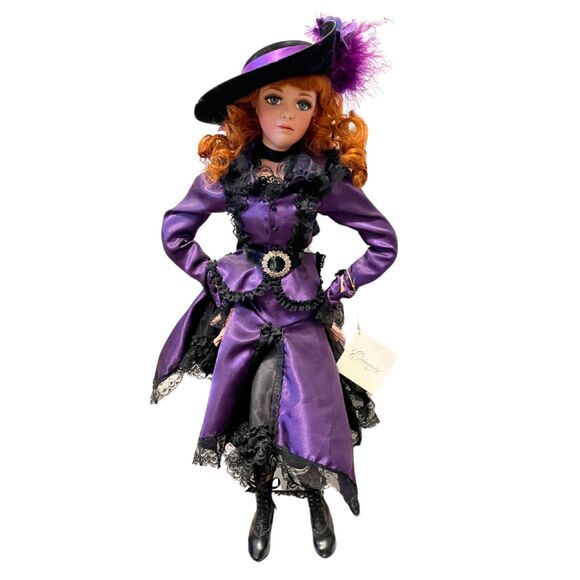 Vintage 2003 Jan McLean Exclusively Yours Porcelain Doll “Pearl” French Floozie - Picture 1 of 8